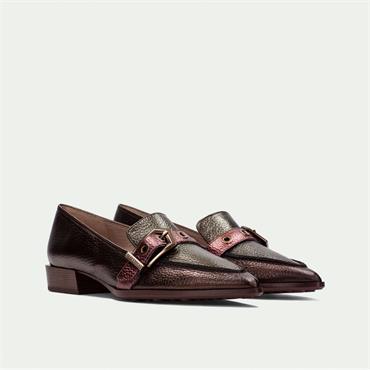 Hispanitas Turin Pointed Toe Loafer - Metallic Multi